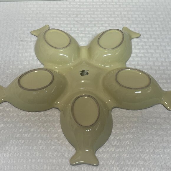 Coastline Imports Fishy Fish Stoneware Dish - Picture 2 of 6